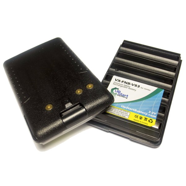 2 Pack Replacement for Yaesu FNB-64 Battery - Compatible with Yaesu FNB-83 Two-Way Radio Battery (1600mAh, 7.2V, NI-MH)