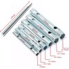 6PCS Dual-Ended Wrench Socket Plumber Back Nut Tap Spark Plug Spanner Set Extended Spark Plug Wrench