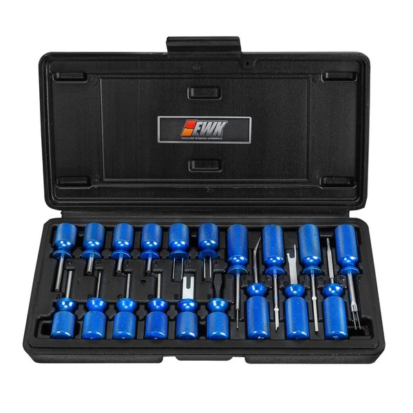 EWK 19 Pcs Universal Automotive Wire Electrical Terminal Release Connector Removal Tool Kit
