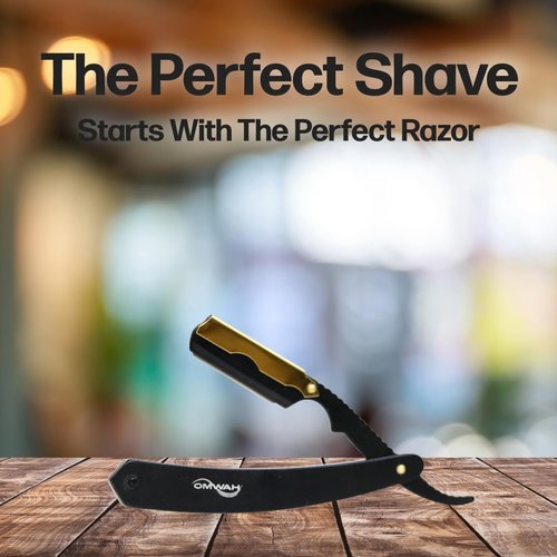 OMWAH - Professional Barber Straight Edge Razor (Swing Lock)