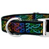 Country Brook Petz - Premium Celtic Pride Dog Collar and Leash - Irish Pride Collection with 2 Lucky Designs (1 Inch, Medium)