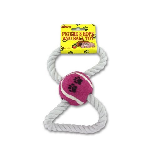 Figure-eight Rope And Ball Dog Toy