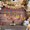 Gameza Cowboy Birthday Party Decorations - Cool Western Party Decorations Western Happy Birthday Banners Cowboy Hanging Swirls Supplies Cowboy Themed Party Decor Cow Rodeo Birthday Party Decorations