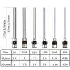 12 Pack Dispensing Needle Set, 1.97inch Stainless Steel Blunt Tip Luer Lock 8, 10, 12, 14, 16, 18 Gauge.