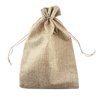 QIANHAILIZZ 10 Pack 8 x 12 Inch Linen Drawstring Bags Burlap Jewelry Gift Pouch Candy Pouch Flax Drawstring Wedding Favor Bags
