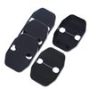 Voodonala Door Lock Covers Protection Trim for Jeep Wrangler JK JKU 2007-2018, for Jeep Grand Cherokee, for Dodge Chrysler, Black, 5PACK
