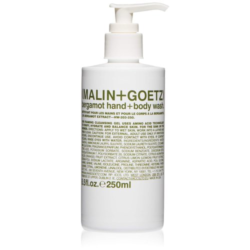 MALIN+GOETZ Women's Bergamot Hand + Body Wash, Clear, 8.45 Fl Oz (Pack of 1)