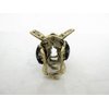 small mini metal heart shaped jeweled antique style bronze hair claw clip: Set B (Primary color: Brown)
