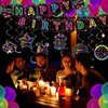 Neon Happy Birthday Banner - 10PCS Pre-Strung Neon Happy Birthday Decorations Men Women Girls Hanging Swirls Decorations Supplies Birthday Party Decor Birthday Party Supplies Photo Props