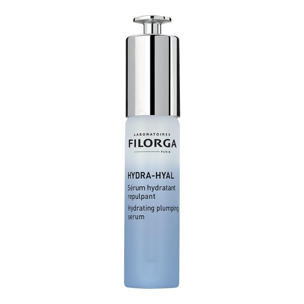 Filorga Hydra-Hyal Intensive Hydrating & Plumping Face Serum Treatment, Concentrated with Five Types of Natural Hyaluronic Acid for Anti Aging Skin Brightening and Moisturizing, 1 fl oz