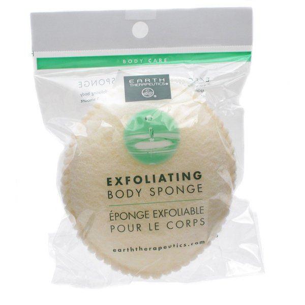 Earth Therapeutics Body Sponge, Exfoliating, 1 each (Pack of 4)