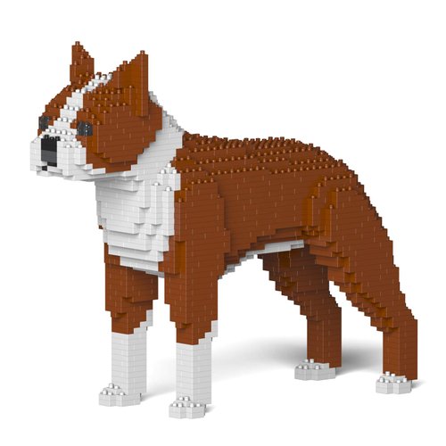 JEKCA Boston Terrier 01S-M02 | Plastic Building Blocks | Age 14+