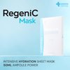 tHermoCEUTICAL RegeniC Mask - Intensive Hydration for the Face & Neck, Facial Sheet Mask, 50ml Ampoule Power wtih Instant Hydration, Smoothness for Dry Skin, Redness (Pack of 5)