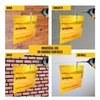 DrillChill Drilling Dust Catcher Bags - 30PCS Disposable Yellow Dust Collector Bags for Drywall, Brick, Concrete Wall Drilling, Self-Adhesive, PRO and DIY Use, Trash Bags, Keeps Floors Clean