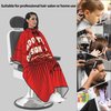 Personalized Custom Barber Cape Personalized Hair Cutting Cape with Closure Snap Hairdressing Apron for Salon Barbershop
