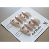 JIEADJIE Handmade Press On Nails Almond Pink Matte (Small)