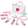 Phobby Kids Doctor Kit, 8 Pieces Kids Doctor Playset with Medical Storage Bag & Real Stethoscope, Pretend Play Doctor Toys for Toddler Boys Girls Aged 3 4 5 6