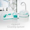 Nanobebe Slim Drying Rack – Adjustable Baby Bottle Drying Mat with Built in Drainer & 8 Moveable Pegs – Easily Dry & Store Breastfeeding Essentials Anywhere with Travel Bottle Drying Rack