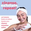 Scrubber Body Brush by Afterspa, Bath Scrubber for Body, Shower Brush, Back Loofah, Body Brush Exfoliator, Vegan and Cruelty Free