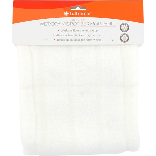 Full Circle Cleaning Products Mop Wet Dry Mighty Microfiber Refill, 1 EA