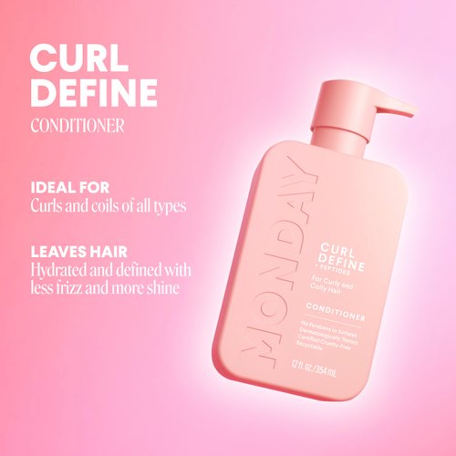 MONDAY HAIRCARE Curl Define Conditioner 12oz, Nourishing Curls, Coconut Oil, Shea Butter, Enhancing Shine and Strengthening Hair