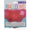 Unique Latex Party Balloons, 12", Magenta