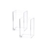 2 Pack Clear Acrylic Pencil Pen Holder Cup, Makeup Brush Holder Acrylic Desk Accessories