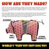 TUFFY - World's Tuffest Soft Dog Toy - MEGA Ring - Squeakers -Multiple Layers. Made Durable, Strong & Tough. Interactive Play (Tug, Toss & Fetch). Machine Washable & Floats. (Regular, Chain Link)