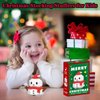 HGCYCF Christmas Red Snowman Building Blocks Set Compatible with Lego Advent Calendar 2024 Stacking New Toys Holiday Present Box New Year Xmas Gifts for Kids for Boys & Girls and Adults