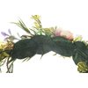 UUPP Bridal Flower Headband Artificial Flower Crown Wreath Headpiece with Adjustable Ribbon for Wedding Festivals