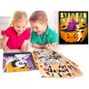 90shine 4PCS Halloween Crafts for Kids Ages 4-8 Sticker Books Gift Party Favors Create 40 Pictures