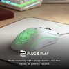 Glorious Gaming Model O 2 Wired Gaming Mouse - 59g Ultralight, FPS, 26,000 DPI, Motion Sync, 80M Click Rated Switches, 6 Programmable Buttons, Ambidextrous, RGB, PTFE Feet - White