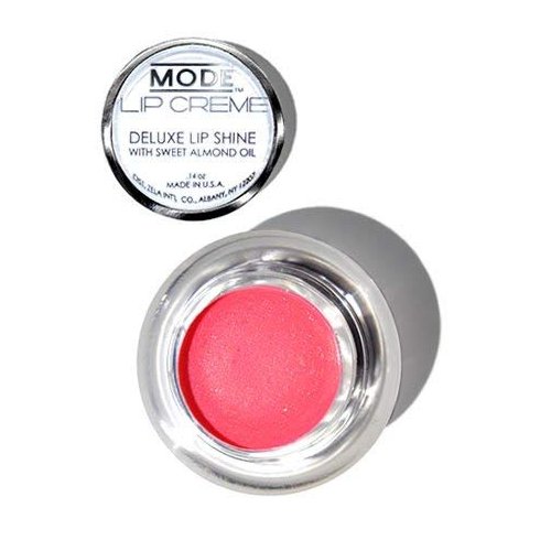 MODE Lip Creme Lip Gloss Pot Candy Pink Rose VIXEN Long Lasting Deluxe Shine, Ultra Creamy Color, Natural Skincare, Hydrating Sweet Almond Oil, Conditioning Organic Shea Butter, Cruelty Free