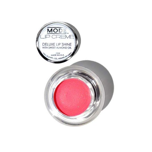 MODE Lip Creme Lip Gloss Pot Candy Pink Rose VIXEN Long Lasting Deluxe Shine, Ultra Creamy Color, Natural Skincare, Hydrating Sweet Almond Oil, Conditioning Organic Shea Butter, Cruelty Free