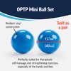 OPTP Mini Balls - Vinyl Air-Filled Self-Massage Ball Set (2 Piece) for Hand and Foot Therapy- Small Therapy Balls for Improved Strength, Fine Motor Skill Development, and Soft Tissue Mobilization