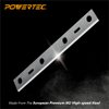 POWERTEC 6 Inch Jointer Blades for Porter Cable PC160JT Jointer, Replacement for PC37072 Jointer Knives, Set of 2 (148015)