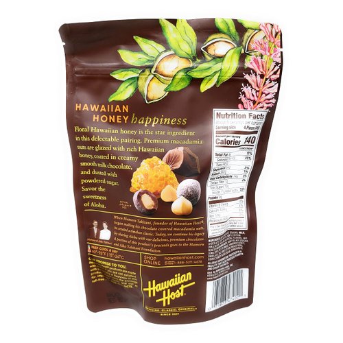Hawaiian Host Chocolate 8 ounce (226g) (Honey Milk Chocolate)