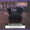 Spornette Anti Static Vent Brush #9000-MF (PURPLE) Styling, Smoothing, Straightening & Blow Drying Hair Quickly With No Static - Adds Shine & Body. For Women, Men & Children