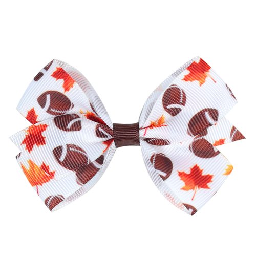 Sports ball class hairpin Football Bows Hair Bow Clips for Girls Women Hair Barrettes Hair Accessories Party Gift(FJ113) (ZHA)