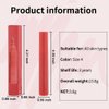 BINGBRUSH 4Pcs Bright Vivid Color Lip Tint Pencil, Moisturizing,Long-wear,Non-sticky,Lightweight Lip Stains Liquid Lipstick Rouge Lip Gloss Girls Women Gift Set