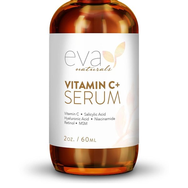 Vitamin C Serum for Face - Vitamin C Facial Serums with Hyaluronic Acid, Retinol, Niacinamide & Salicylic Acid - Vitamin C Face Oil - Skin Brightening Serum - Anti Aging (2 oz)