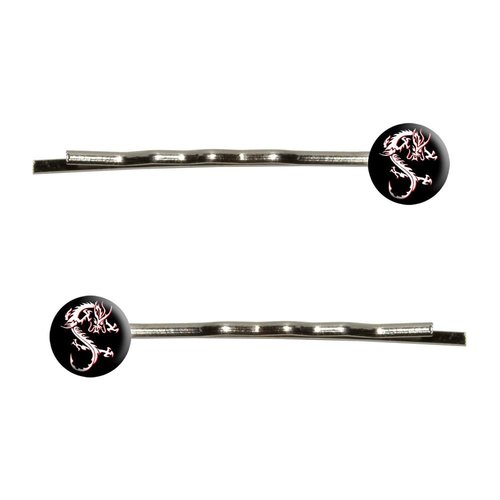 Dragon - Black Bobby Pins Barrettes Hair Styling Clips