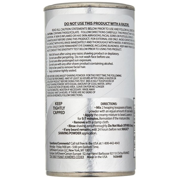 Magic Skin Conditioning Shaving Powder 4.5 oz (Pack of 5)