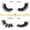 Lashes Extension Dramatic 20mm/25mm Lashes Mink 8D Volume Curly Fake Lashes Wispy Full Mink Lashes Long 20 Pairs False Eyelashes D Curl Strip Lashes Pack