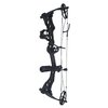 SAS Archery Essential Accessory Upgrade Combo 5-pin Bow Sight, Arrow Rest, Stabilizer, Braided Bow Sling, Peep Sight - Black