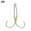 OCEAN CAT Rigged Assist Circle Hooks Dancing Stinger Jigging Slow Fall Fast Picth Jigs Hook Monster Butterfly Spirit Black Mamba for South California Tuna Bass Shark (Black Mamba-5/0, 1 Pack)