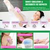 Avilana Exfoliating Silicone Body Scrubber Easy to Clean, Lathers Well, Long Lasting, and More Hygienic Than Traditional Loofah