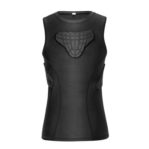 TUOYR Youth Padded Compression Shirt Vest Rib Chest Protector Football Baseball
