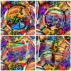 Dirt Bike Party Supplies, Includes Plate, Napkin, Cups, Forks, Tablecloth, for Kids Boys Girls Motorcycle Extreme Sports Birthday Decorations, Serve 20