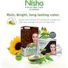 Nisha Creme Hair Color Pack of 3 Natural Black,Beautiful Color Permanent Hair Dye,Long-Lasting High-Definition Color,Shine & Silky Softness, Permanent Hair Color,Ammonia Free, Vegan, Cruelty Free